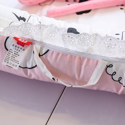 Fold able Travel Cotton baby bed