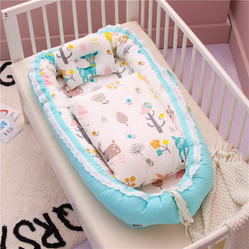 Fold able Travel Cotton baby bed