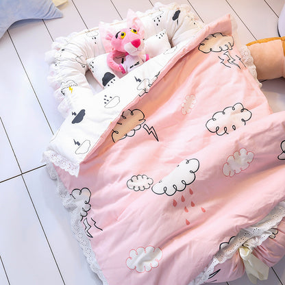 Fold able Travel Cotton baby bed