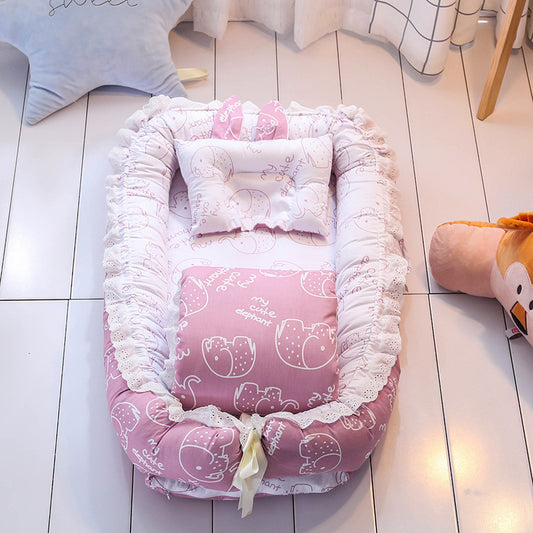 Fold able Travel Cotton baby bed
