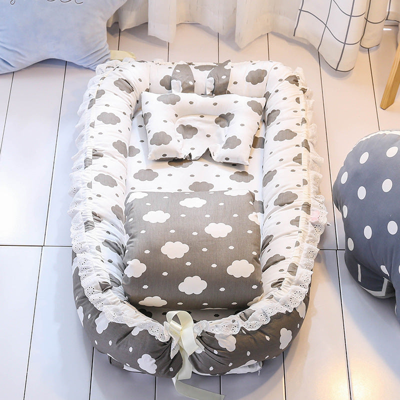 Fold able Travel Cotton baby bed