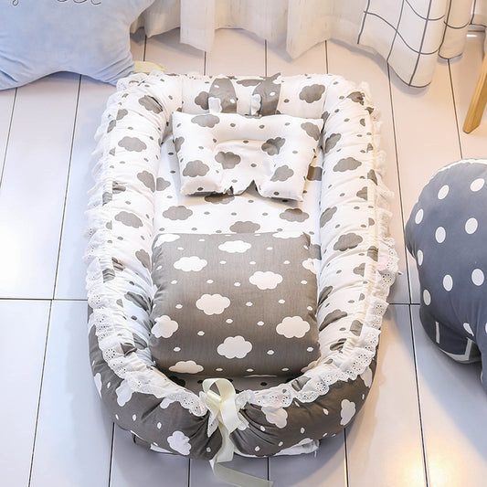 Fold able Travel Cotton baby bed
