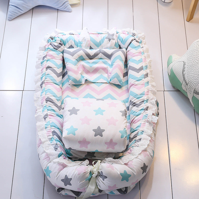 Fold able Travel Cotton baby bed