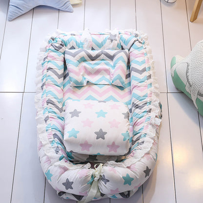Fold able Travel Cotton baby bed
