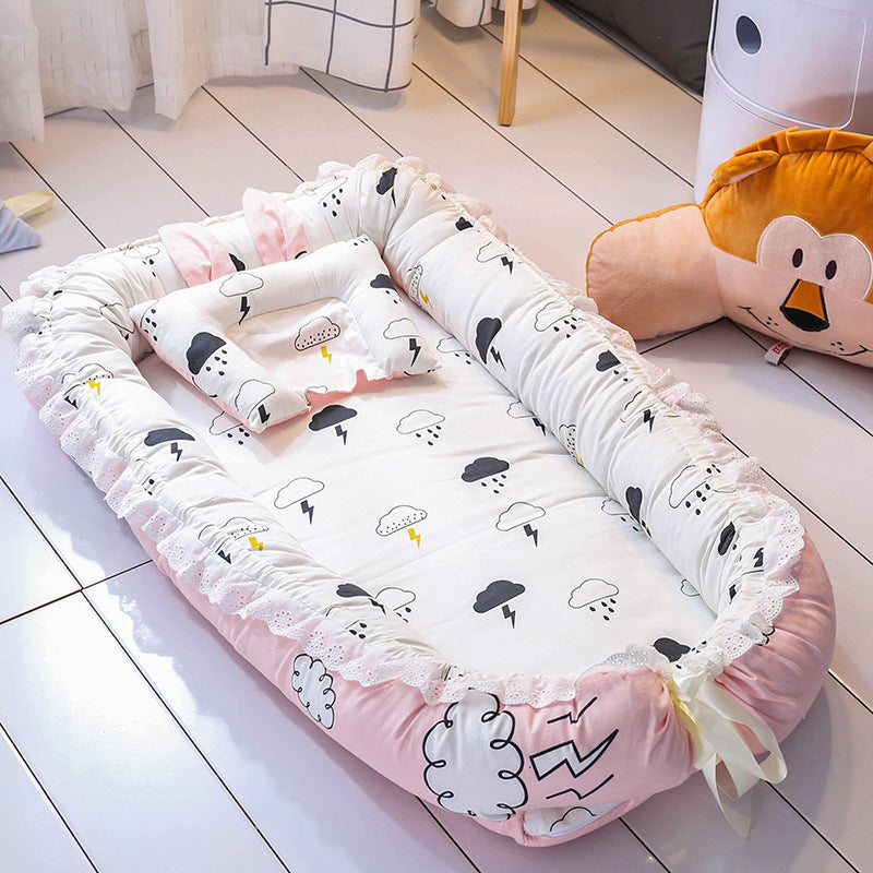 Fold able Travel Cotton baby bed