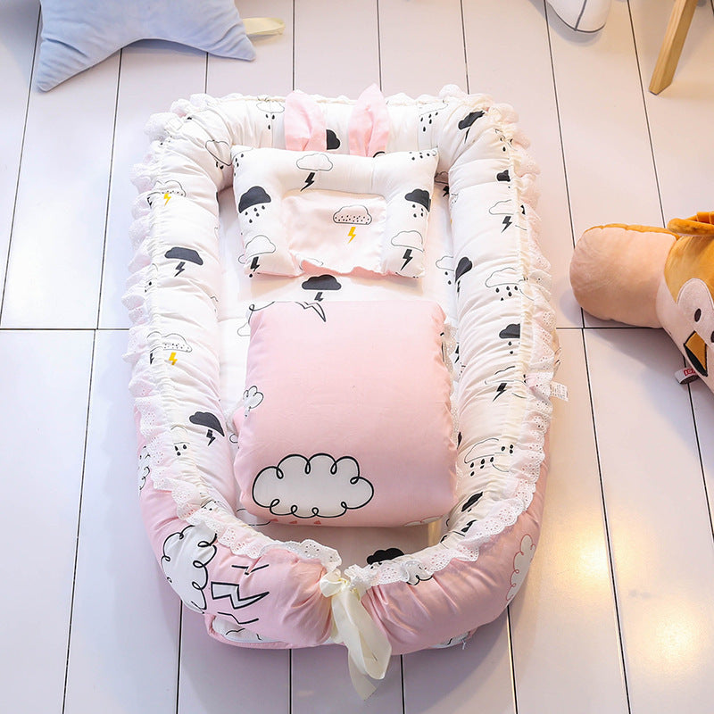 Fold able Travel Cotton baby bed